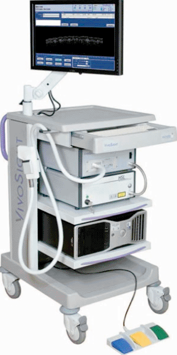 Image: The VivoSight OCT scanner (Photo courtesy of Michelson Diagnostics).